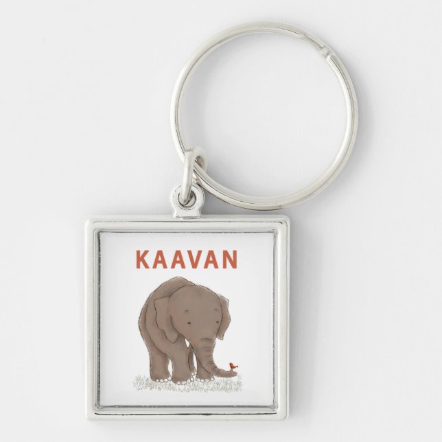 Chaveiro Kaavan: O Elefante Mais Solitário do Mundo (Frente)