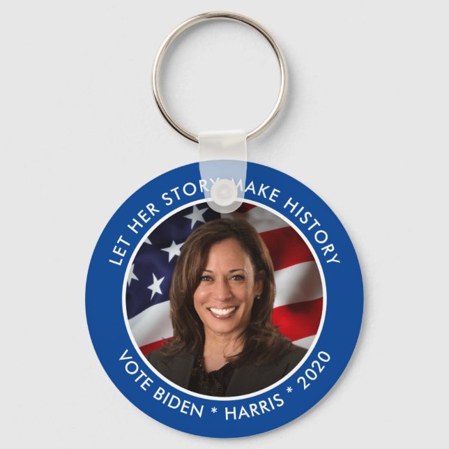 Chaveiro Kamala Harris 2020 Coletivel Keepsfoto (Frente)