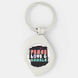 Chaveiro Kamala Harris 2024 para o Presidente Groovy