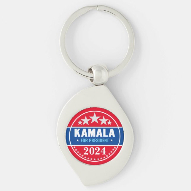 Chaveiro Kamala Harris 2024 para Presidente  (Frente)