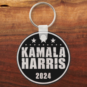 Chaveiro Kamala Harris 2024 Para Presidente Eleição Retro