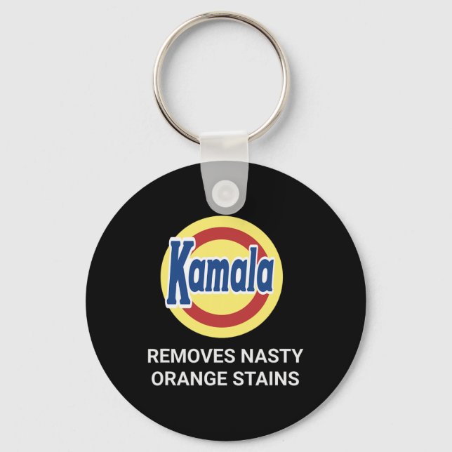 Chaveiro Kamala Harris 2024 Remove Bandas Laranja Desagradá (Frente)