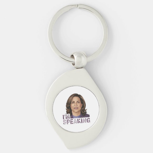 Chaveiro Kamala Harris - Estou A Falar Com Esperança De Cit (Frente)
