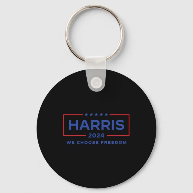 Chaveiro Kamala Harris Para A Liberdade Eleitoral Do Presid (Frente)