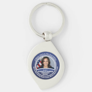 Chaveiro Kamala Harris para o Presidente 2024