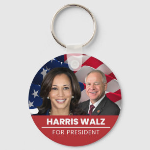 Chaveiro Kamala Harris Tim Walz 2024