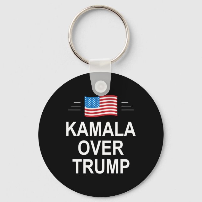 Chaveiro Kamala Sobre Trump Pro-trump 2024 (Frente)