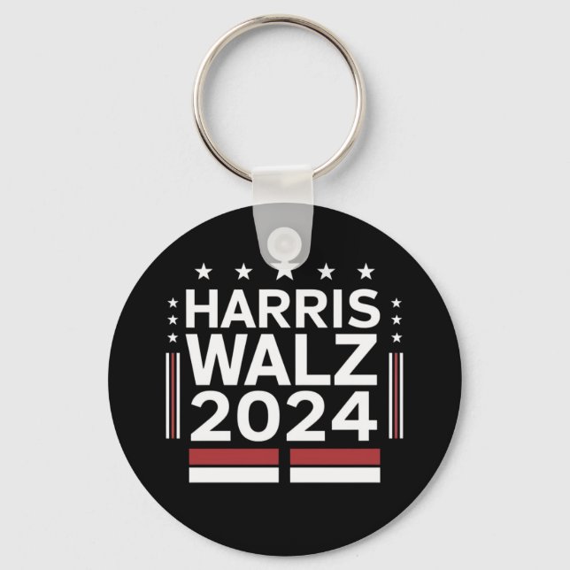Chaveiro KamalaHarris TimWaltz 2024 (Frente)