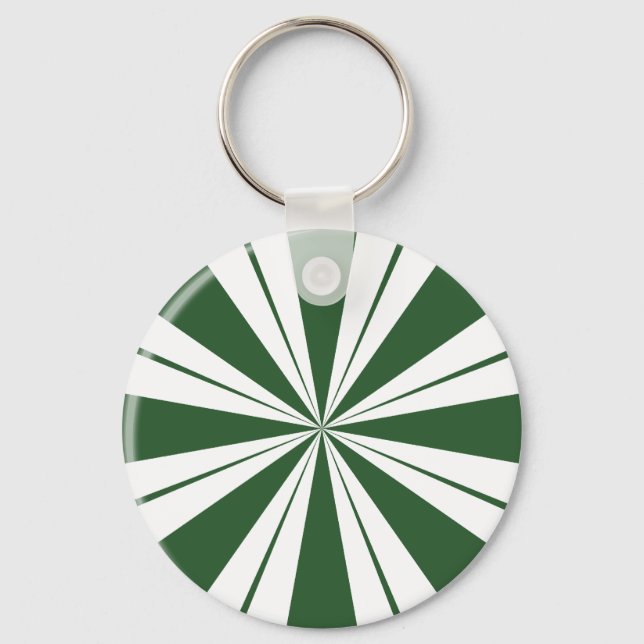 Chaveiro Kandy de Stripe de Spearmint (Frente)
