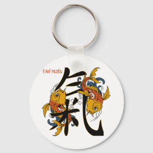 Chaveiro Kanji Koi Fish Energy