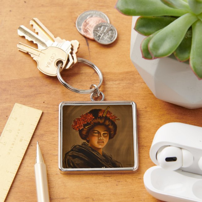 Chaveiro Karama: Romance Japonais Actrice Geisha (Mesa)