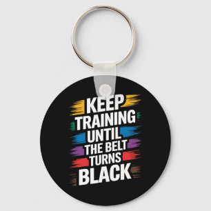 Chaveiro Karate Belt Taekwondo Treinando Arte Marcial Promo