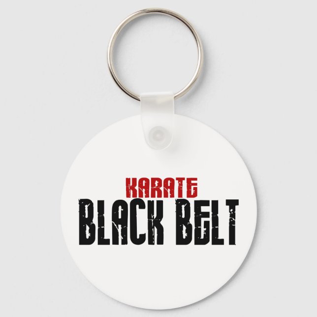 Chaveiro Karate Black Belt Karate (Frente)