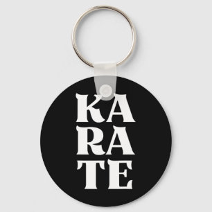 Chaveiro Karate Bold Letters Japonês Arte Marcial Karateka