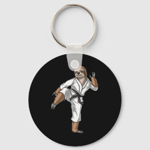 Chaveiro Karate de Preguiça Kickboxing Taekwondo Muay Thai