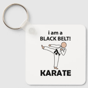 Chaveiro Karate Eu Sou Uma Faixa Preta Karate