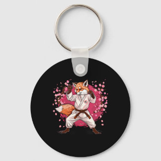 Chaveiro Karate Fox Motif Taekwondo Jiu-jitsu Mma Kickboxin
