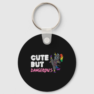 Chaveiro Karate Ninja Unicorn Cute Dangerous Martial Arts G