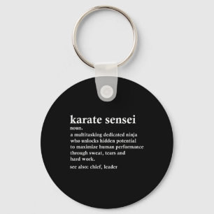 Chaveiro Karate Sensei Definição Enstru Artes Marciais Engr