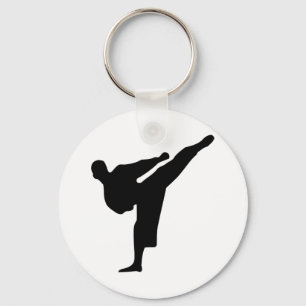 Chaveiro Karate Silhouette