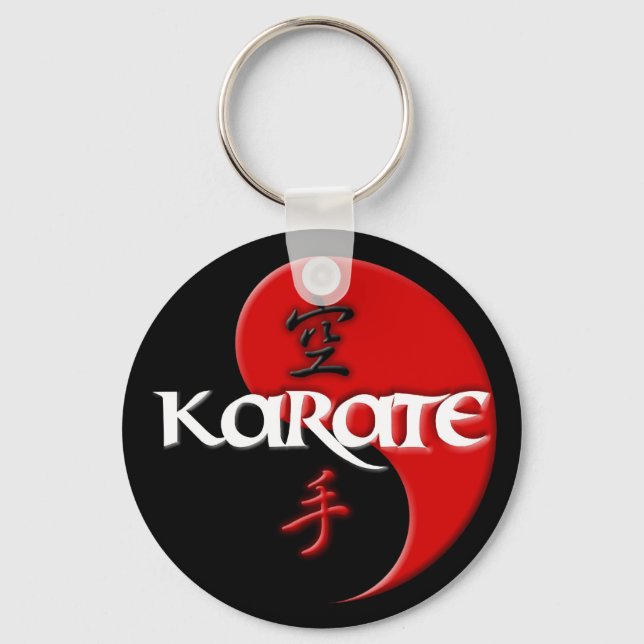Chaveiro Karate Yin Yang Dark Key Chain (Frente)