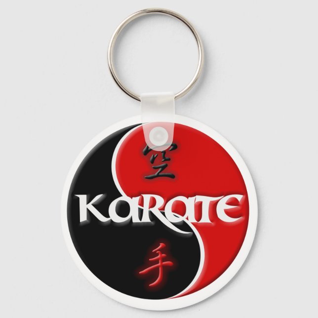 Chaveiro Karate Yin Yang Key Chain (Frente)