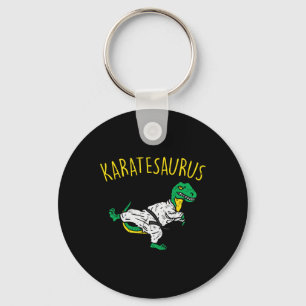 Chaveiro Karatesaurus Trex Karatê Dinossauro Engraçado Arte