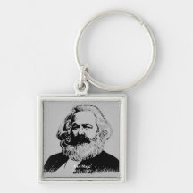Chaveiro Karl Marx - quadrado