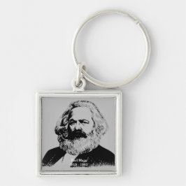 Chaveiro Karl Marx - quadrado