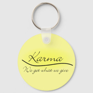 Chaveiro Karma - Conseguimos O Que Damos