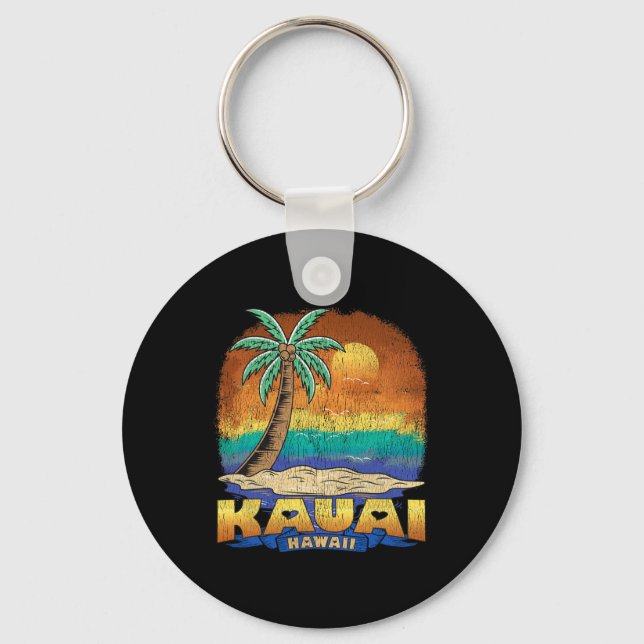 Chaveiro Kauai Hawaii Vintage angustiou Souvenir (Frente)