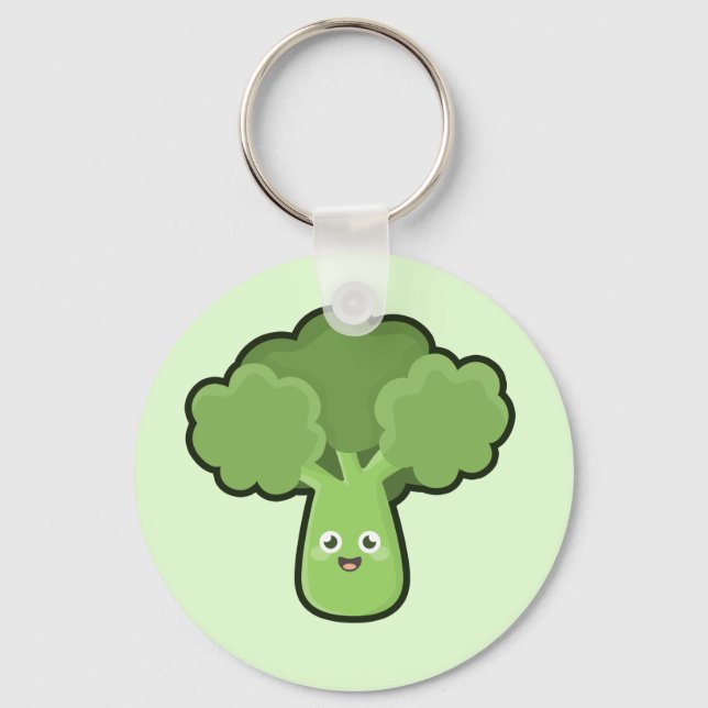 Chaveiro Kawaii Broccoli (Frente)