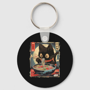 Chaveiro Kawaii Cat Comendo Ramen Noodles Anime Gift Girls 