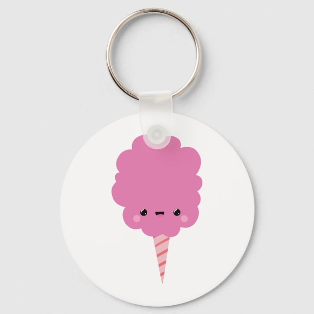 Chaveiro Kawaii Cotton Candy (Frente)