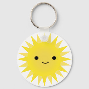 Chaveiro Kawaii Gelado Sorrindo Sol