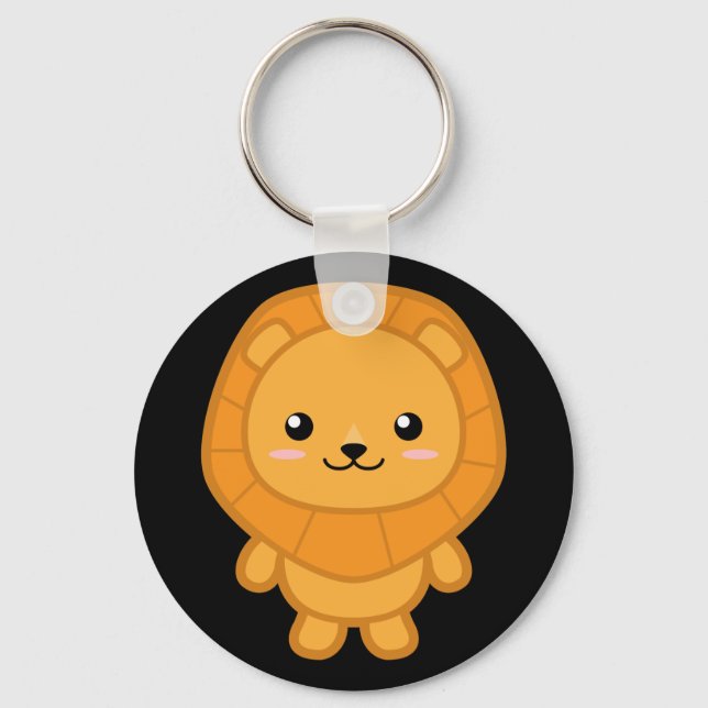 Chaveiro Kawaii Lion (Frente)