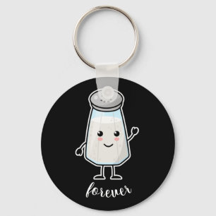 Chaveiro Kawaii Salt Shaker: Para sempre (amor)