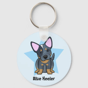 Chaveiro Kawaii Star Blue Heeler