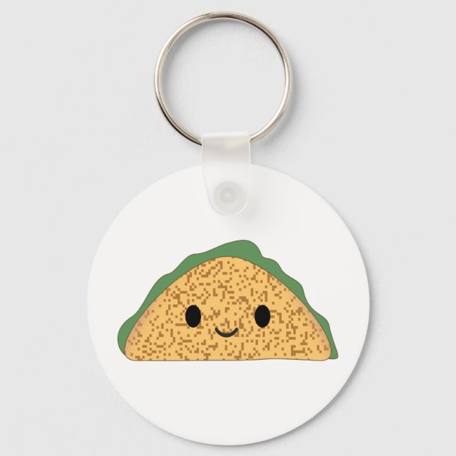 Chaveiro Kawaii Taco (Frente)
