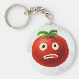 Chaveiro Kawaii Tomato Cute Engraçado Cartoon Vegetal