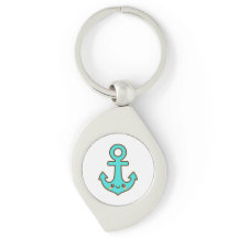 Kawaii Turquoise Anchor - Whimsical & Cheerful