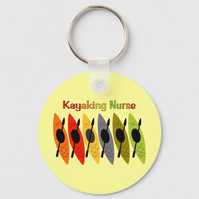 Chaveiro Kayaking Nurse T-Shirts e presentes (Frente)