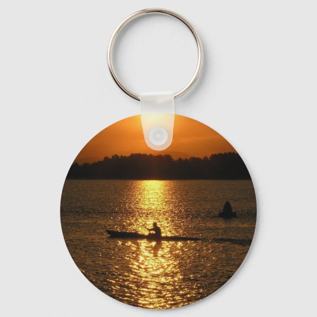 Chaveiro Kayaking Sunset (Frente)
