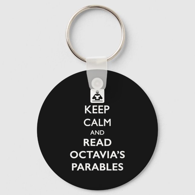 Chaveiro Keep Calm And Read Parables  (Frente)