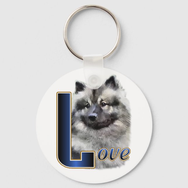 Chaveiro Keeshond Gifts (Frente)