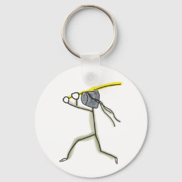 Chaveiro Kendo Stickman