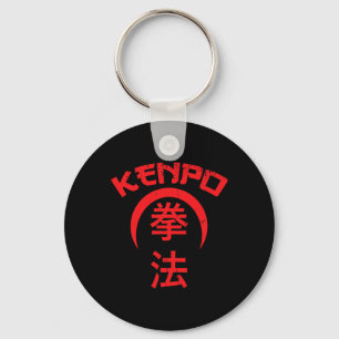 Chaveiro Kenpo Karate Design Japonês - Letra Arte Marcial