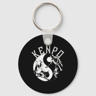 Chaveiro Kenpo Yin Yang Martial Arts Japonês Kempo Fighter