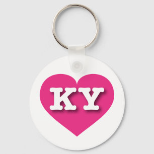 Chaveiro Kentucky Hot Pink Heart - Big Love