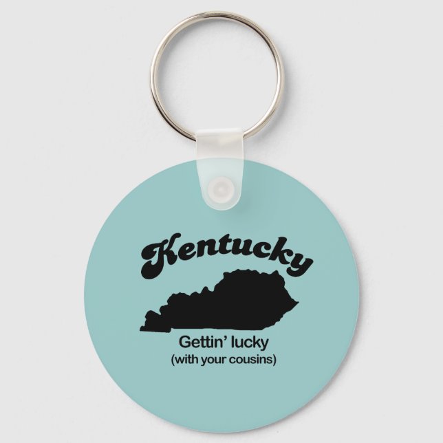 Chaveiro Kentucky Motto - Gettin Lucky (Frente)